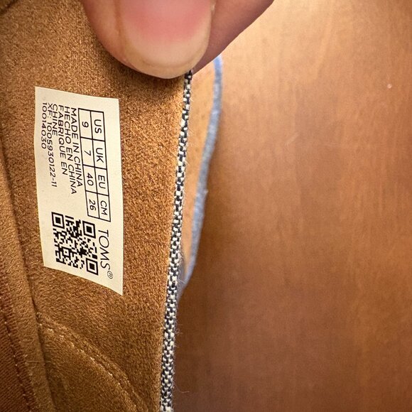 Tom's Denim Wedge Heels - Picture 3 of 3